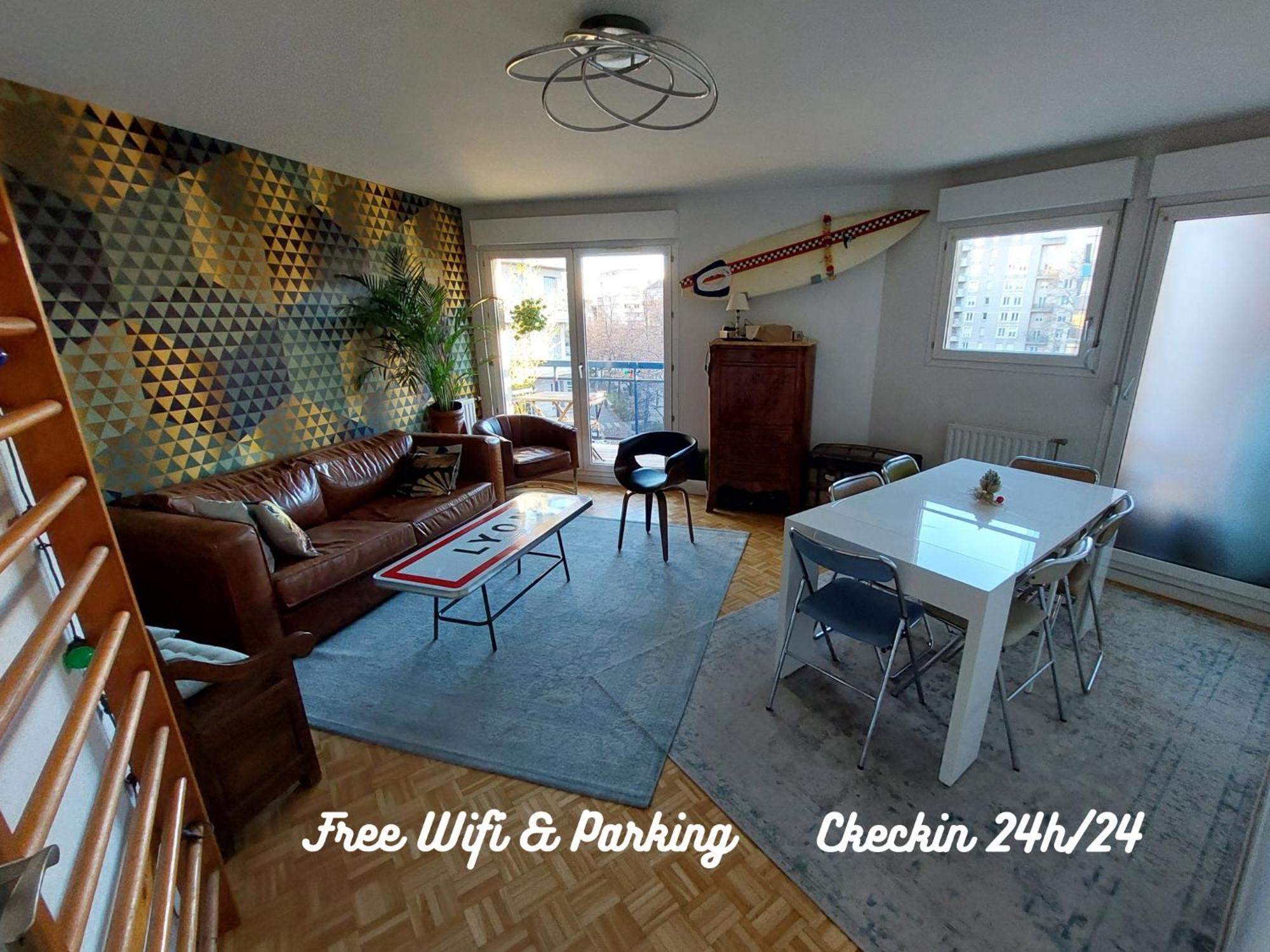 Le Cosy-Chic - T3 Balneo A Villeurbanne / Lyon Ngoại thất bức ảnh